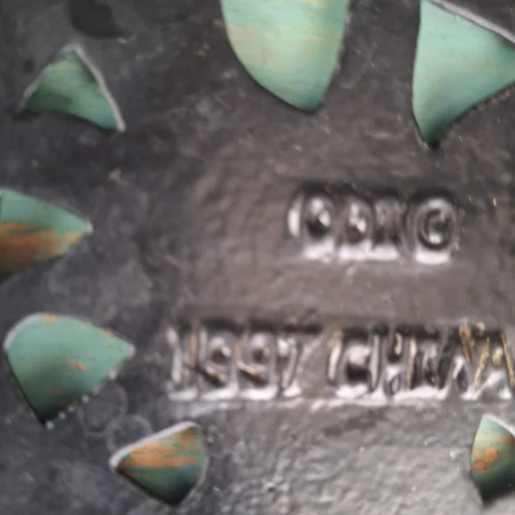 Vintage Cat Hot Pad Trivet Copper Kitchen Decor Pot Holder - Picture 14 of 16